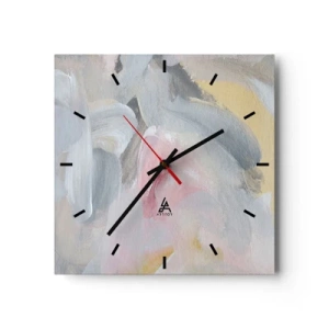 Wandklok - Klok - In een pastelkleurige wereld - 30x30 cm