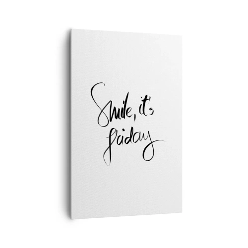 Schilderen op canvas - Echte vreugde - 80x120 cm