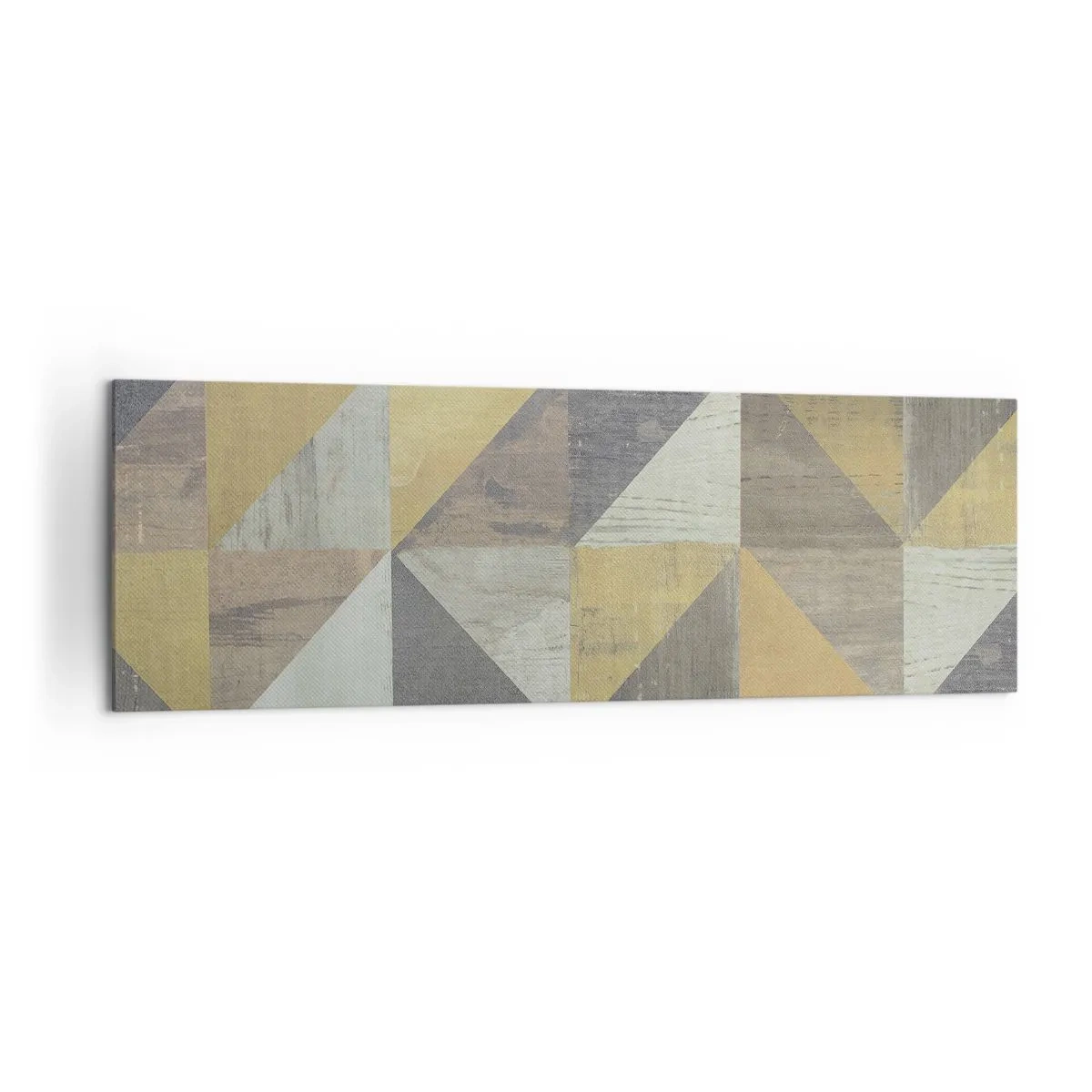 Schilderen op canvas - Op de hoek van de driehoek - 160x50 cm