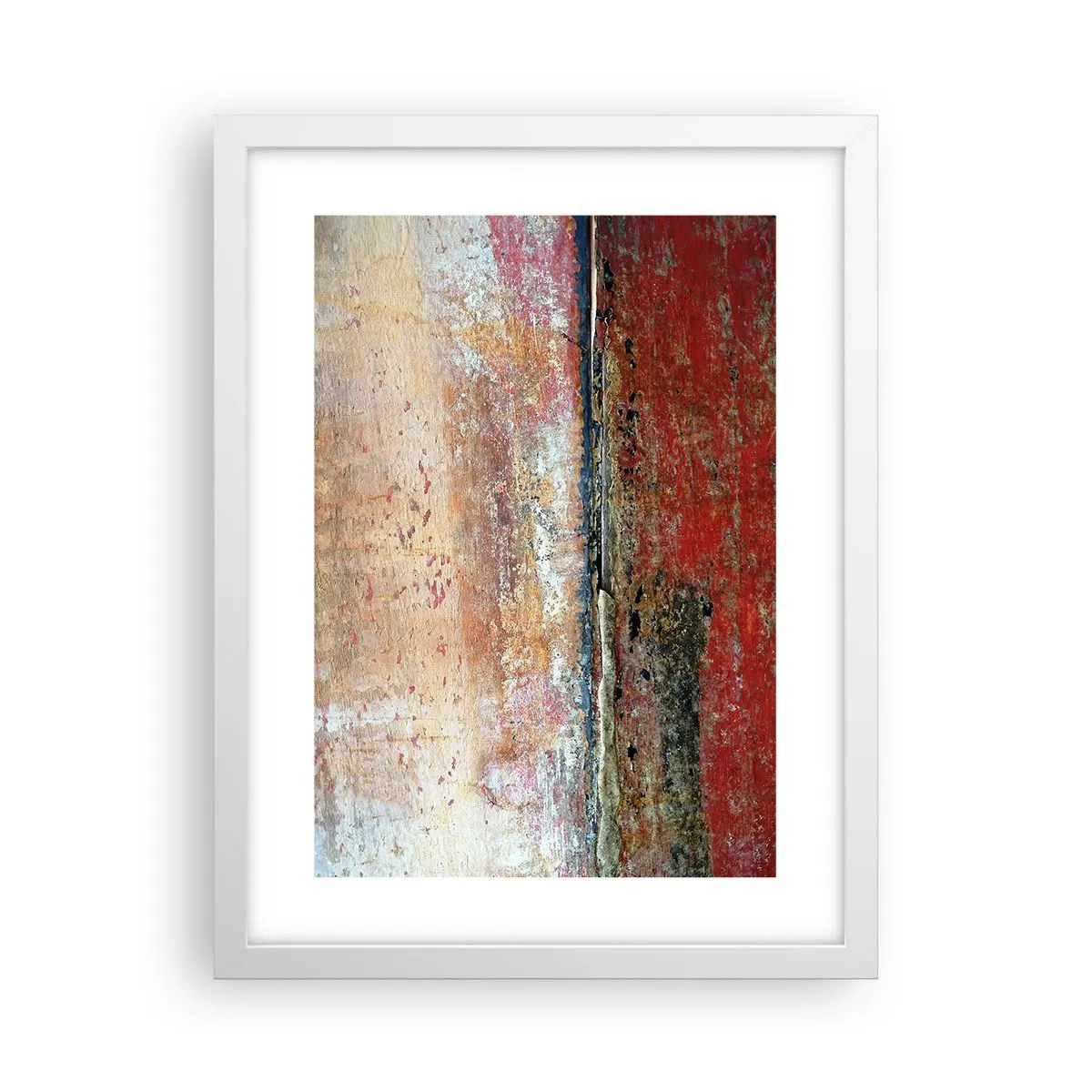 Poster in een witte lijst - Wellicht is het de zee - 30x40 cm