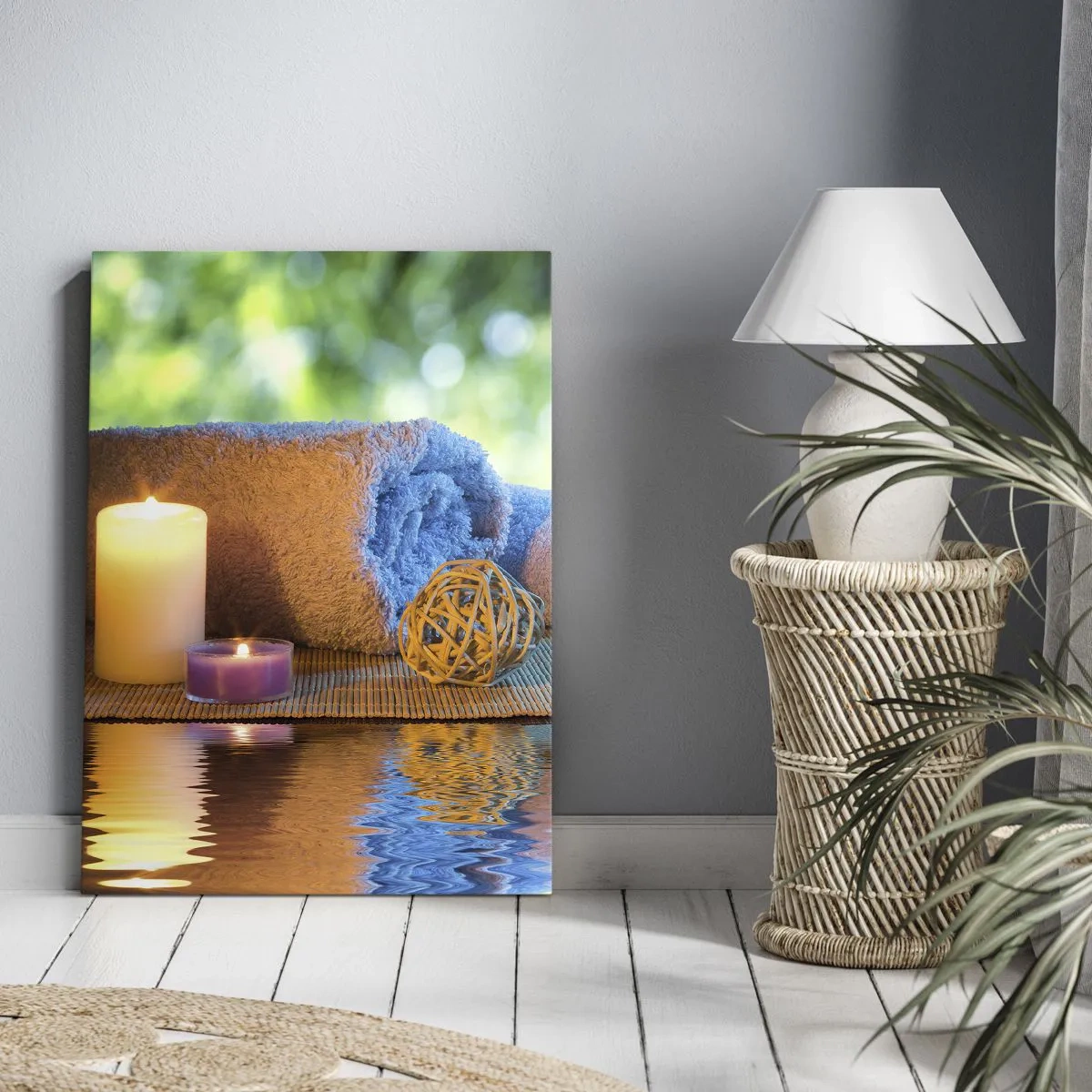 Schilderen op canvas - Tijd voor het lichaam - 45x80 cm