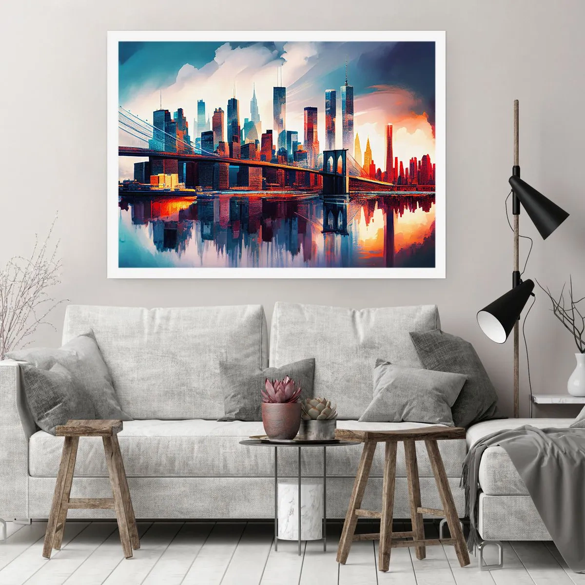 Poster - Een droomachtig New York - 40x30 cm