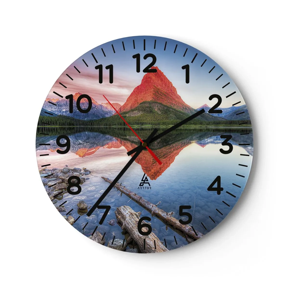 Wandklok - Klok - Warmte en koude - 40x40 cm