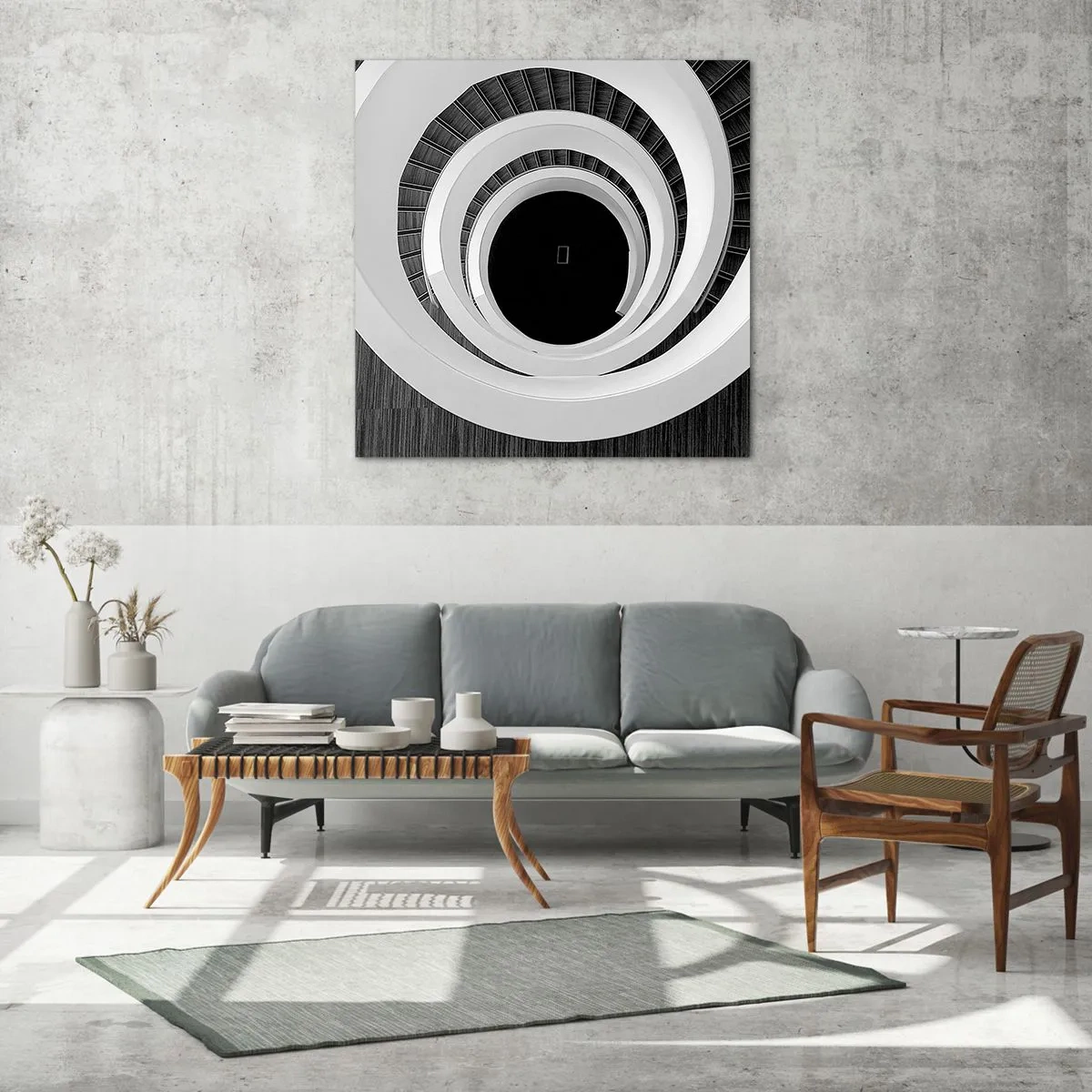 Schilderen op glas - Tot de kern van de zaak - 50x50 cm