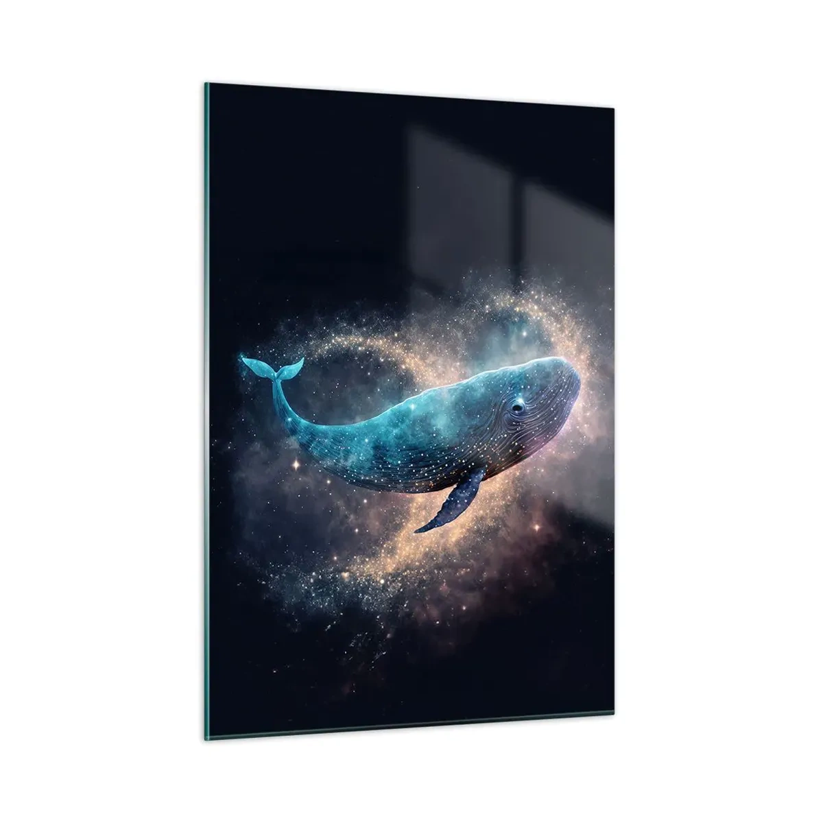 Schilderen op glas - Er is zo’n wereld… - 50x70 cm