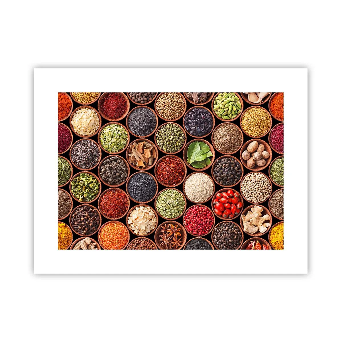 Poster - Alle smaken van de wereld - 40x30 cm