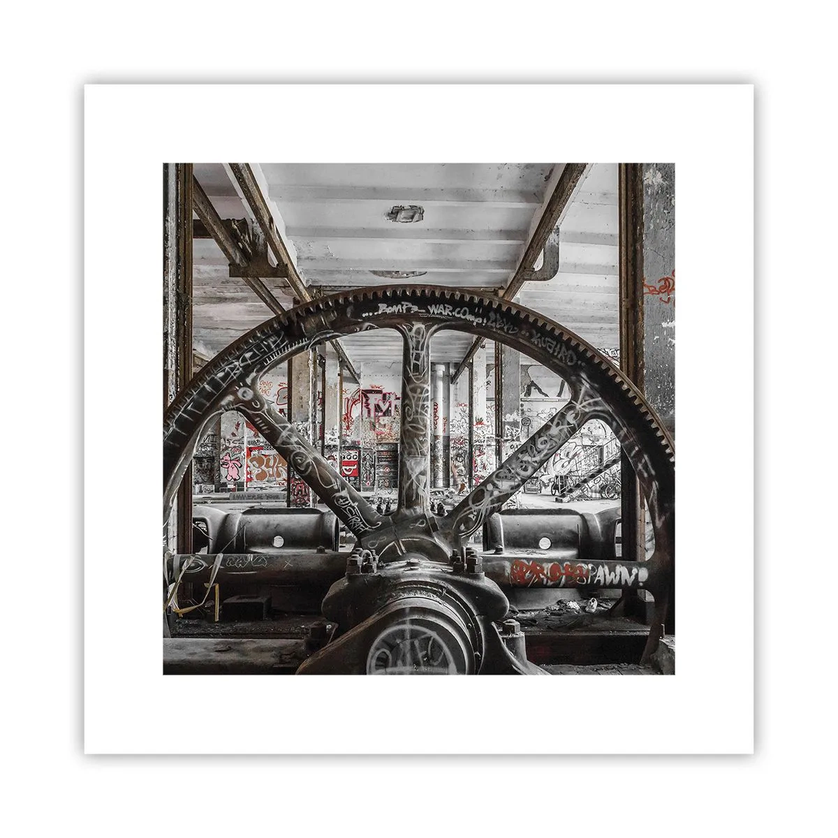 Poster - Het geheime leven van de fabriek - 30x30 cm