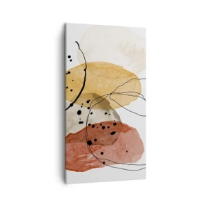 Schilderen op canvas - Als lichte, transparante lucht - 45x80 cm