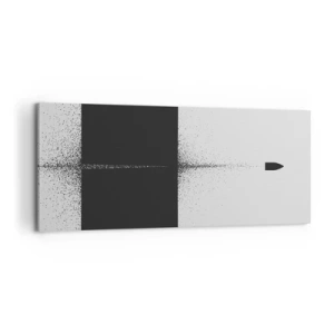 Schilderen op canvas - Rechtstreeks naar het doel - 100x40 cm