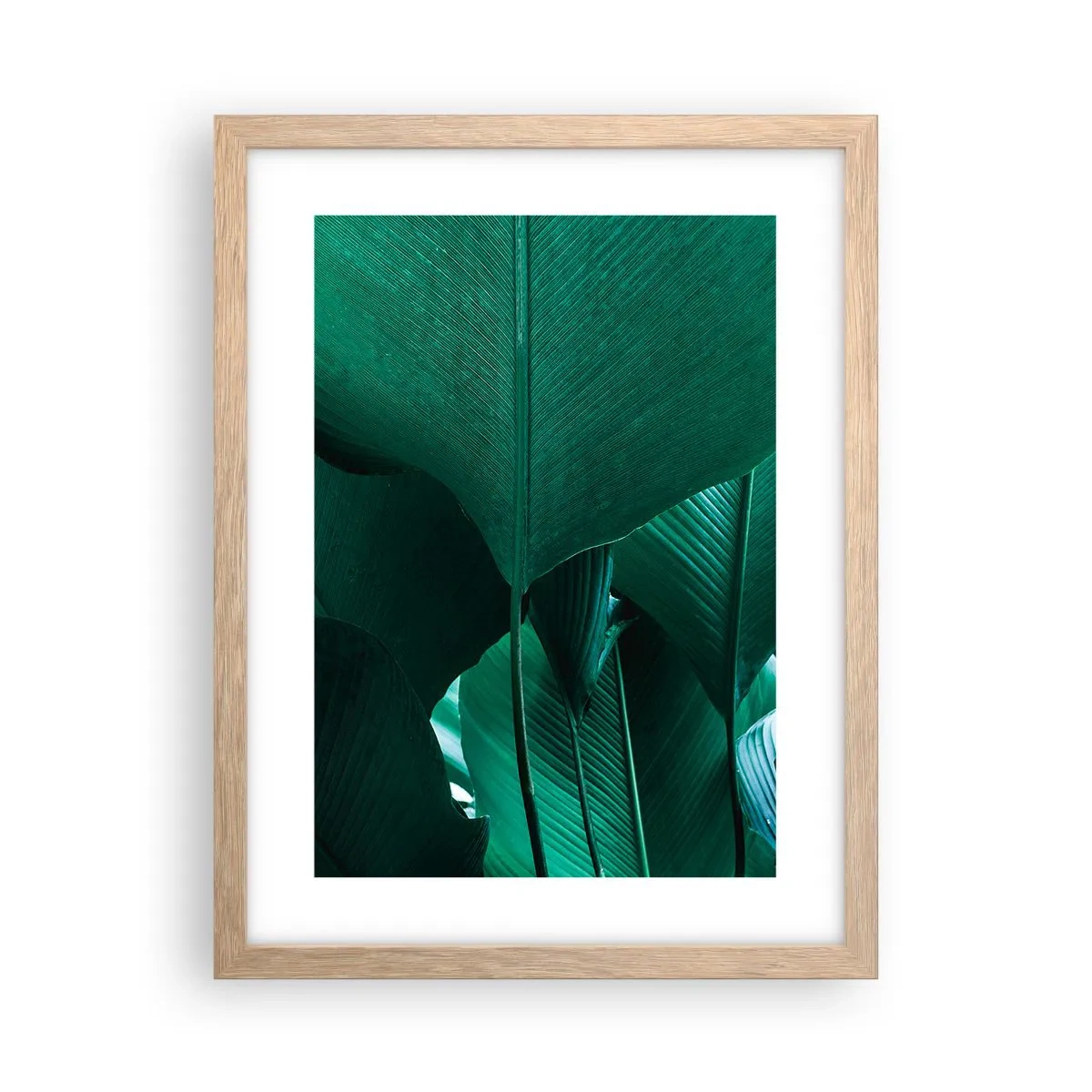 Een poster in een licht eiken lijst - Naar het licht gekeerd - 30x40 cm