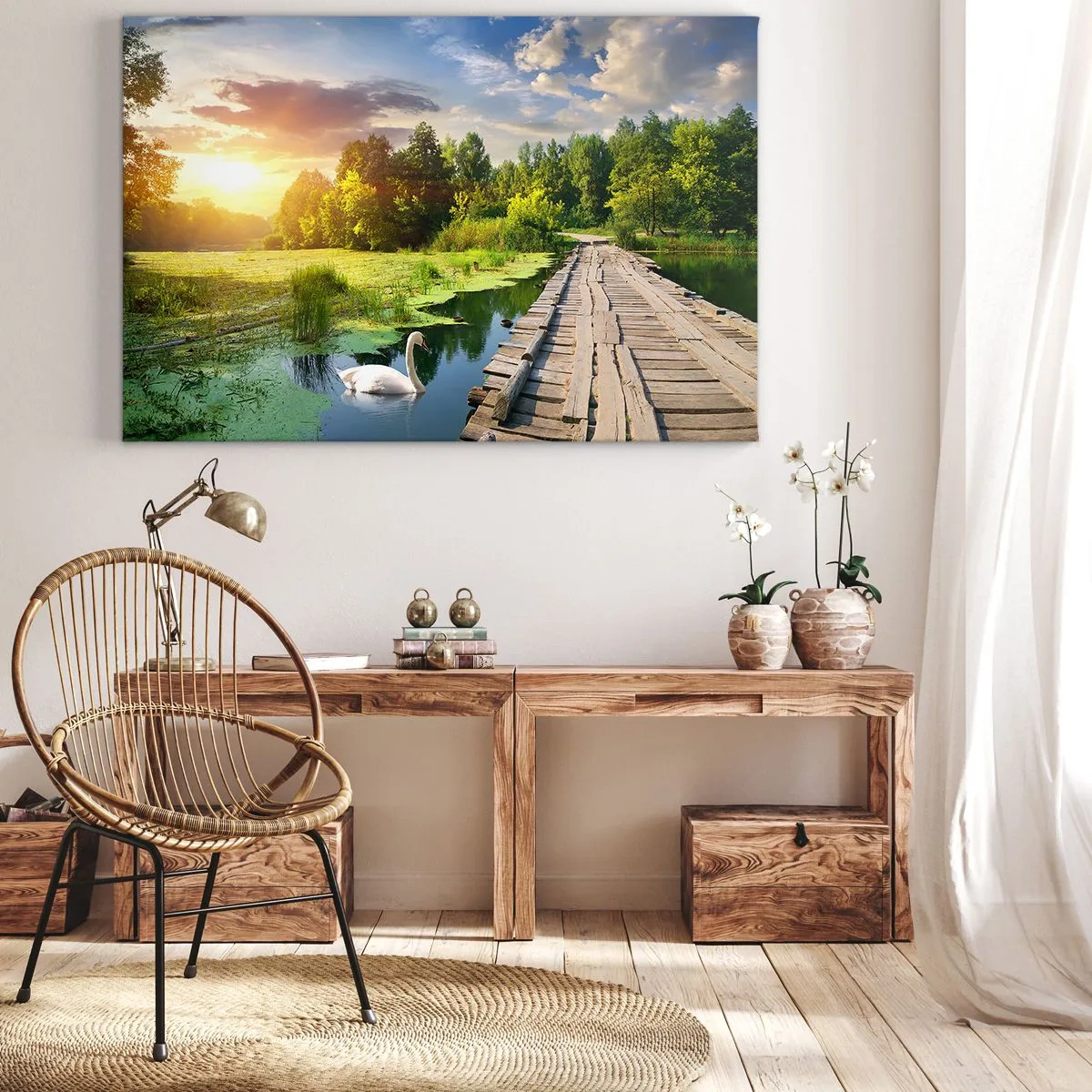 Schilderen op canvas - Zomer, zomer overal - 120x80 cm