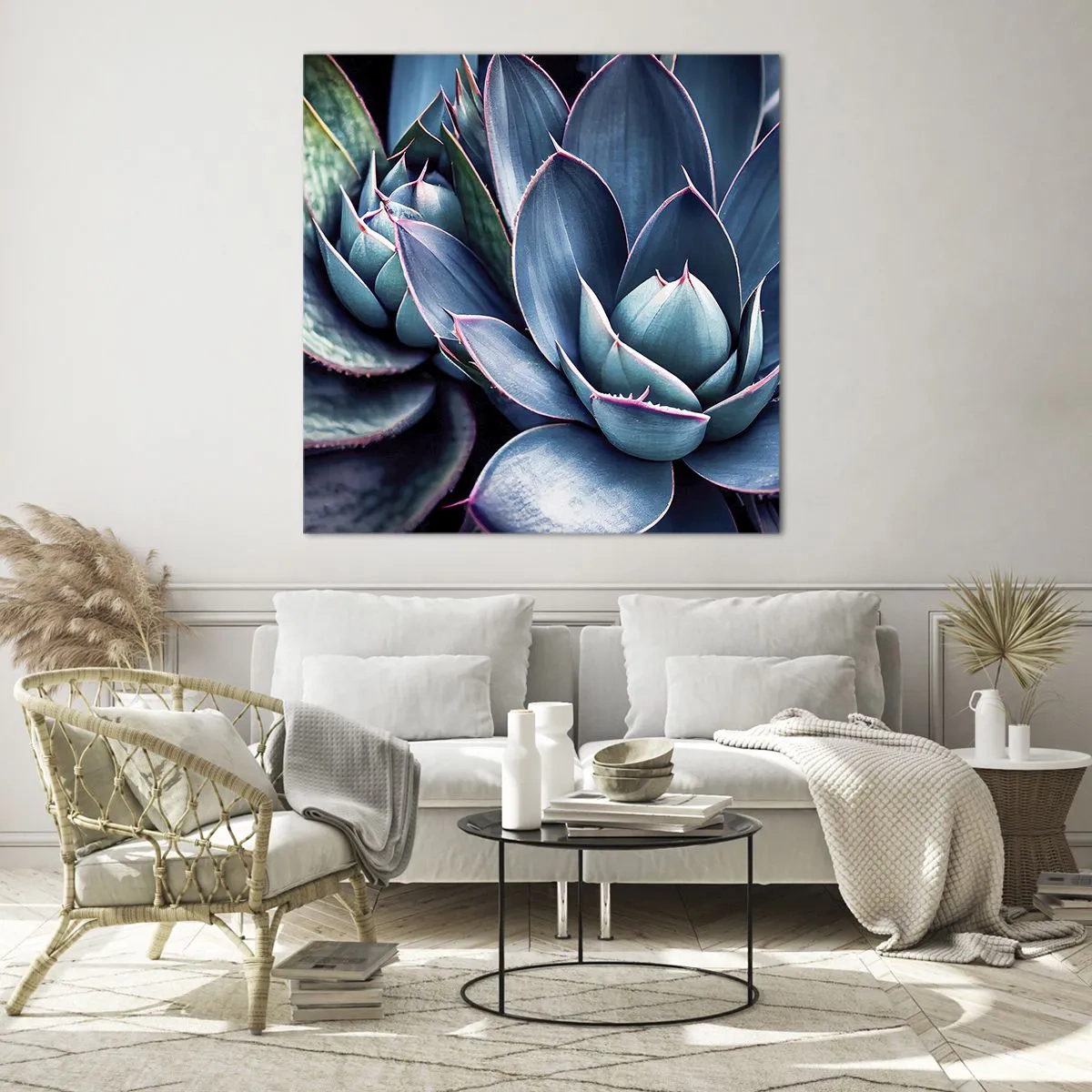 Schilderen op glas - Levenskracht - 70x70 cm