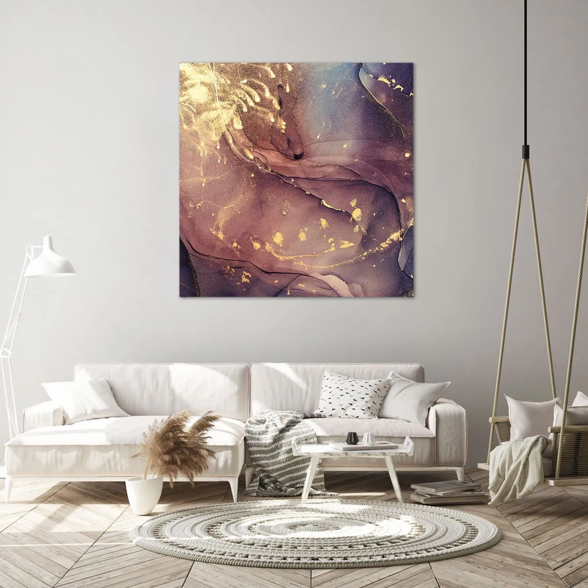 Schilderen op canvas - Materie en geest - 40x40 cm