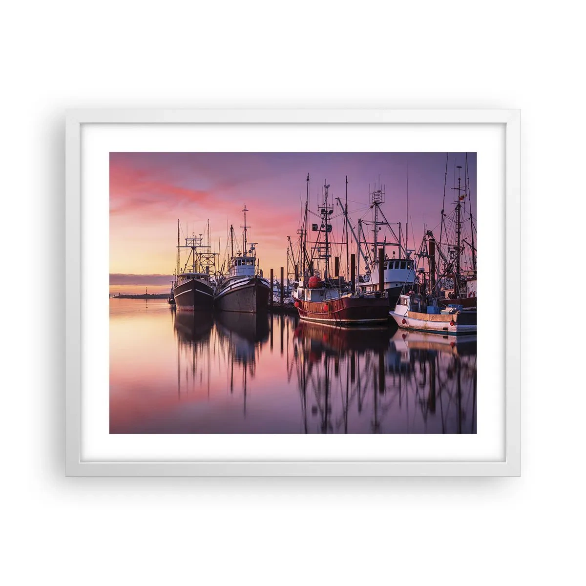 Poster in een witte lijst - Voor de volgende dag - 50x40 cm