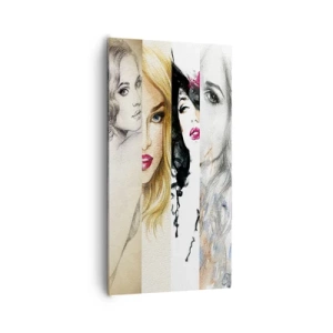 Schilderen op canvas - En jij bent het altijd - 65x120 cm