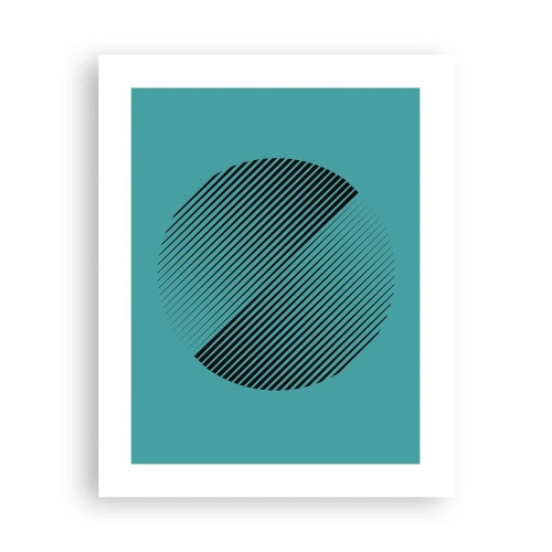 Poster - Cirkel – een geometrische variatie - 40x50 cm