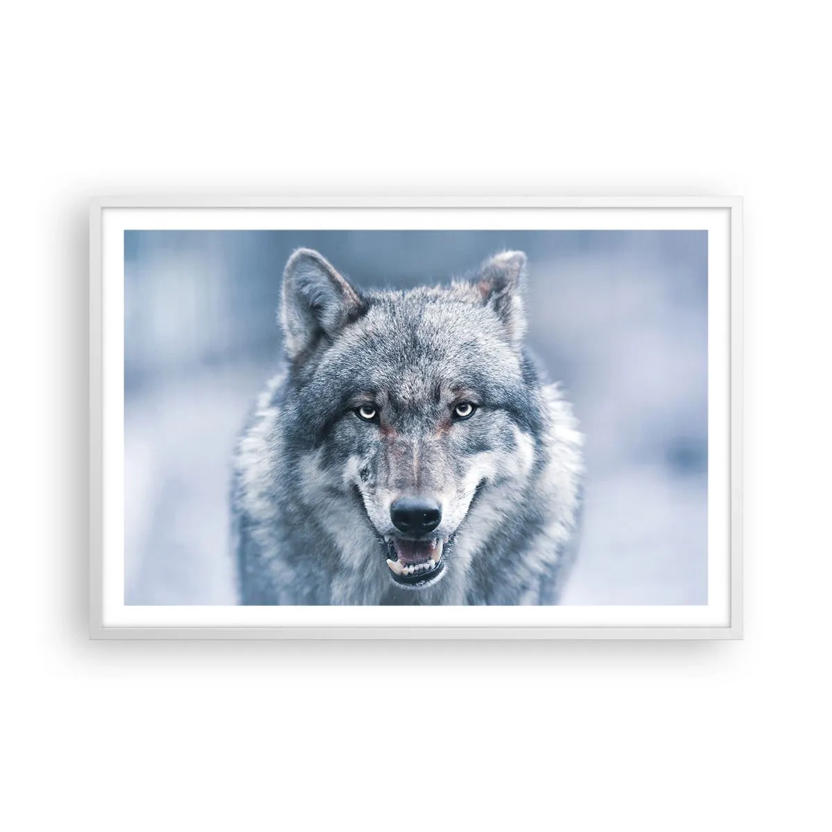 Poster in een witte lijst - Ga jij de uitdaging aan? - 91x61 cm