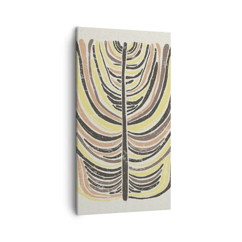 Schilderen op canvas - Abstractie vol leven - 45x80 cm