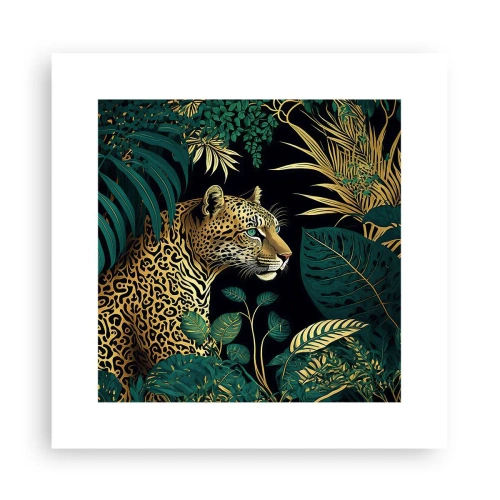 Poster - Een gastheer in de jungle - 30x30 cm