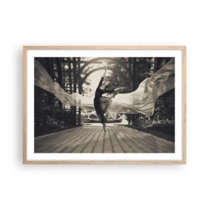 Een poster in een licht eiken lijst - De dans van de tuingeest - 70x50 cm