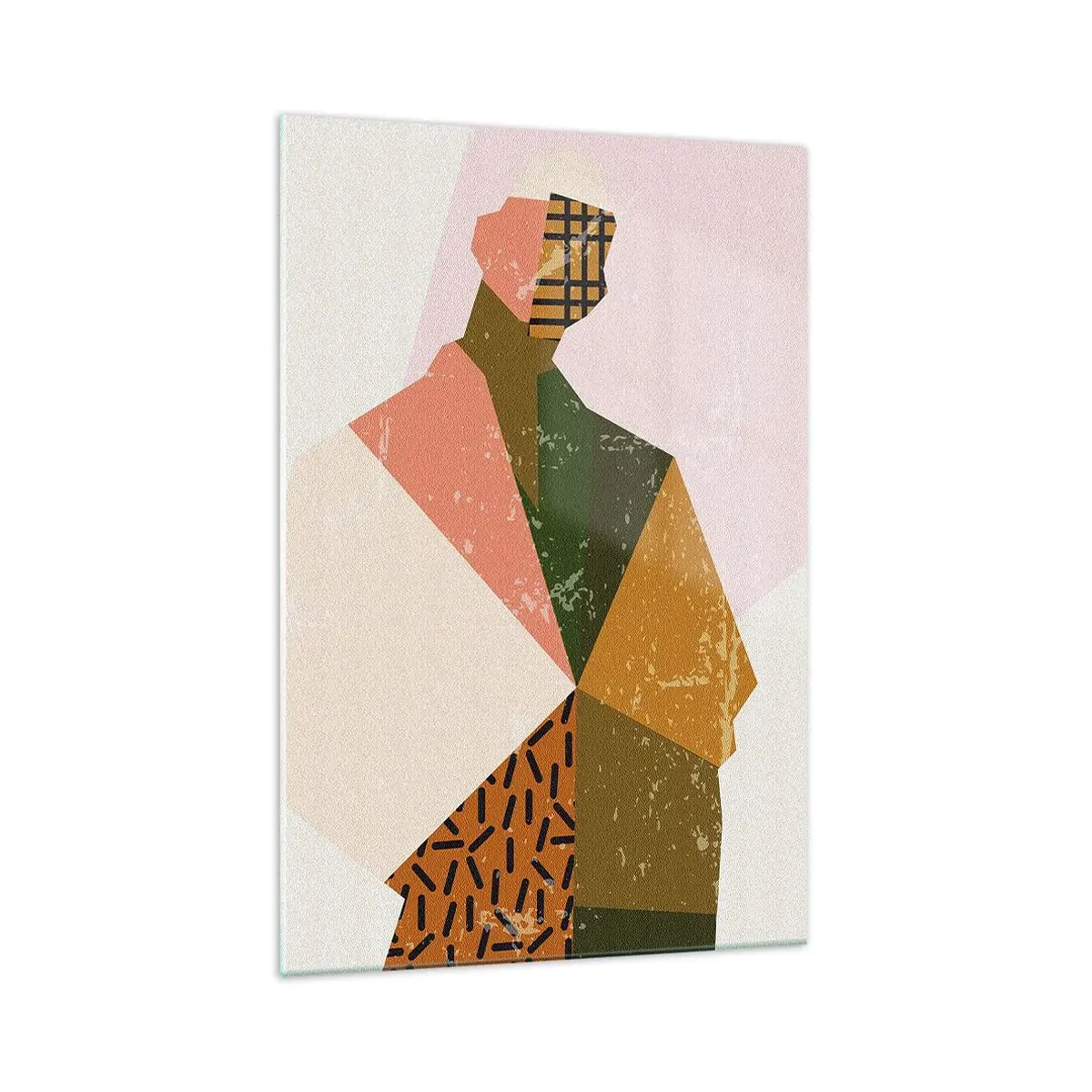 Schilderen op glas - De mens – een ingewikkeld wezen - 70x100 cm