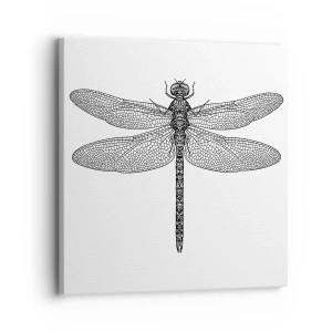 Schilderen op canvas - Precisie van de natuur - 30x30 cm