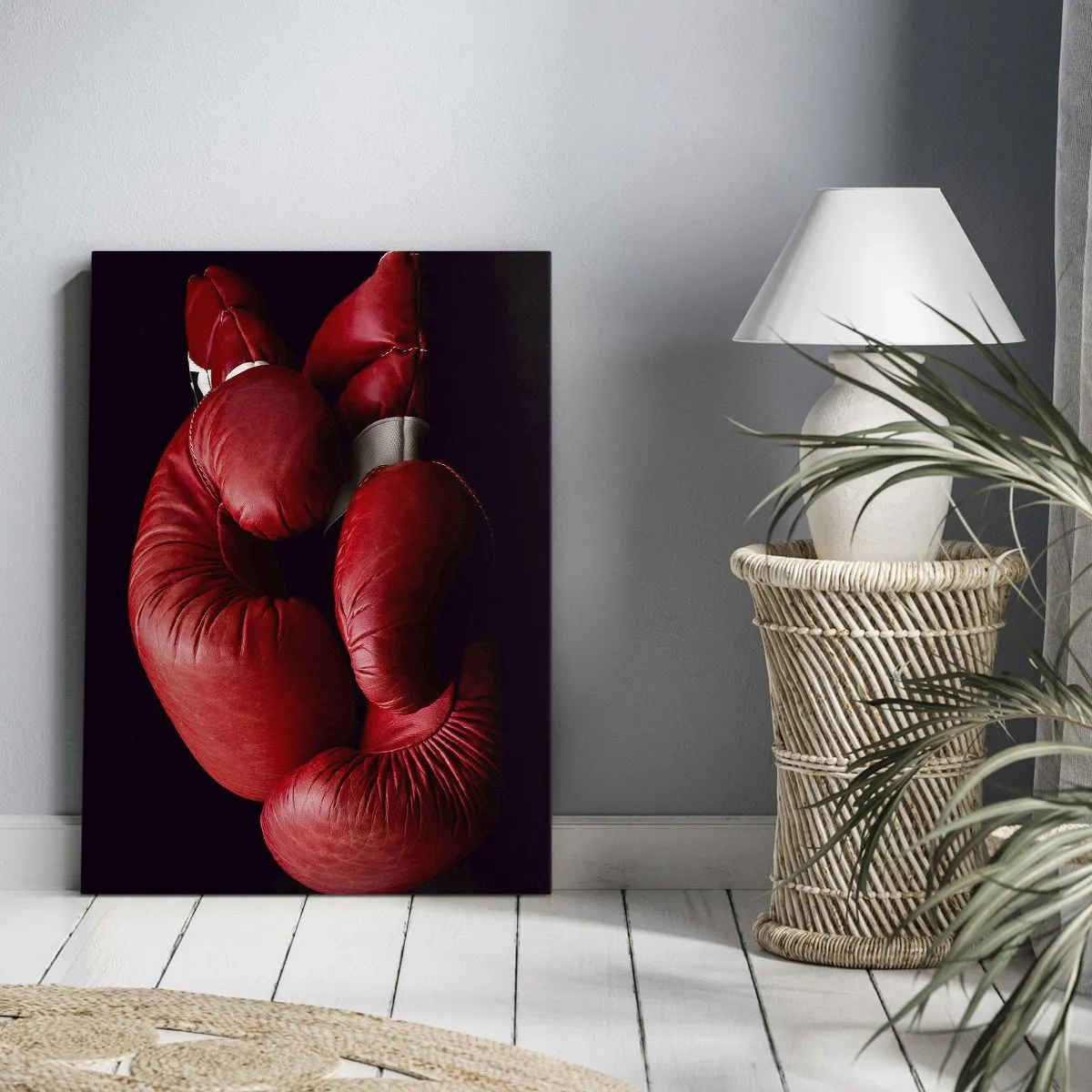Schilderen op canvas - De emoties van het gevecht met ons - 50x70 cm
