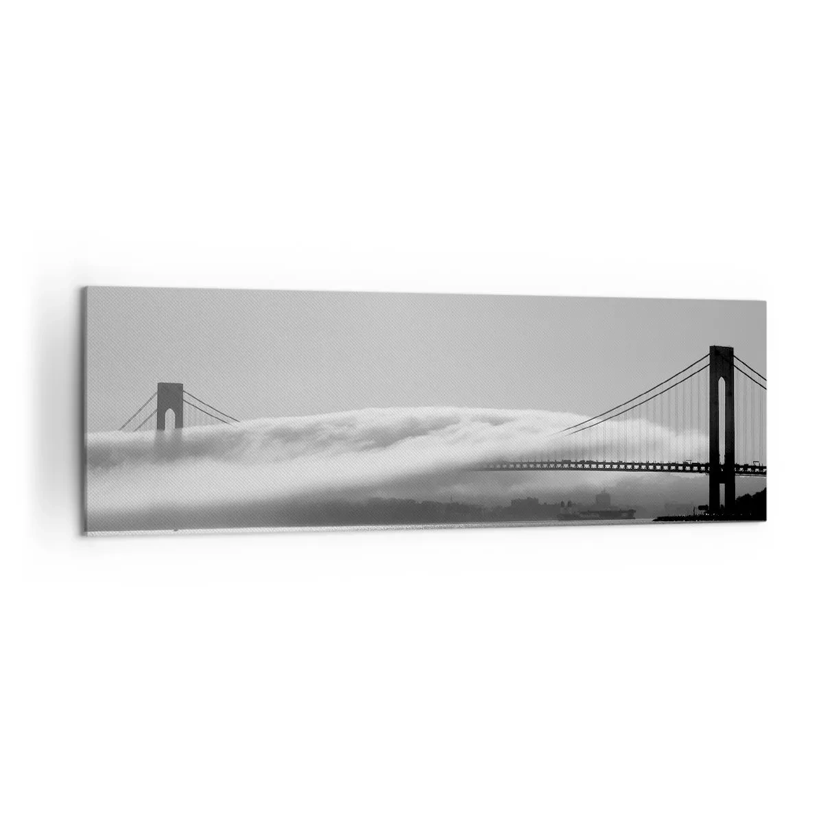 Schilderen op canvas - Vaar door de Golden Gates - 160x50 cm