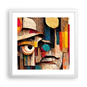 Poster in een witte lijst - Ik zie je… - 40x40 cm