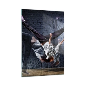 Schilderen op glas - Straatster - 50x70 cm