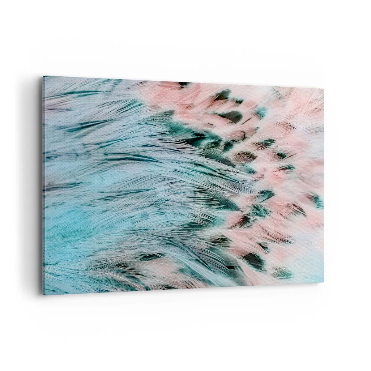 Schilderen op canvas - Saffier roze dons - 100x70 cm