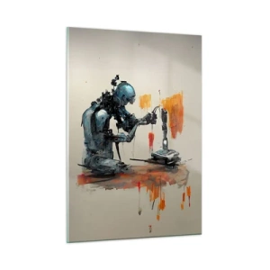 Schilderen op glas - Morgen al… - 50x70 cm