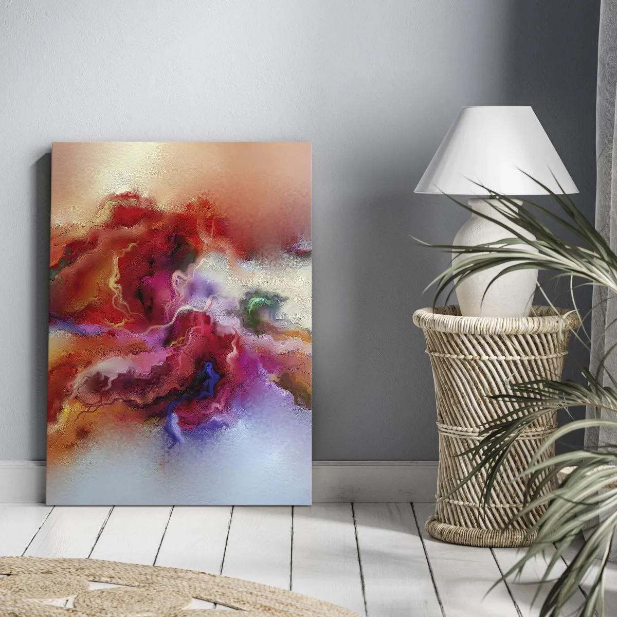 Schilderen op canvas - Hoe vang je dromen - rook - 70x100 cm