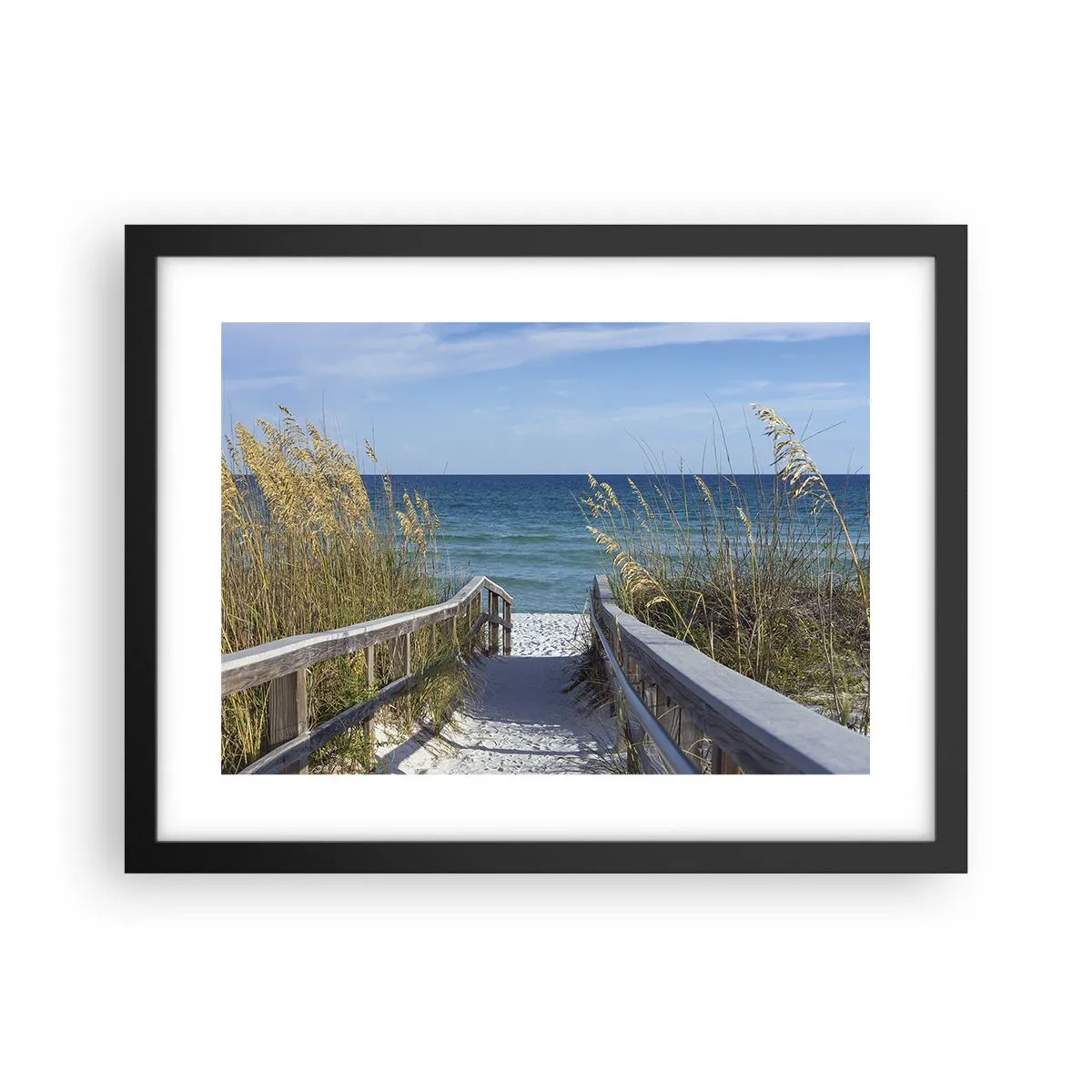 Poster in een zwarte lijst - In de zon, in de wind - 40x30 cm