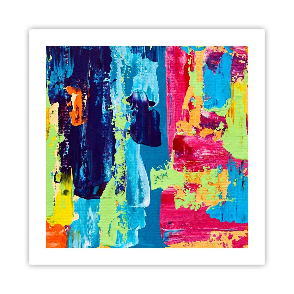 Poster - Het leven is mooi! - 50x50 cm