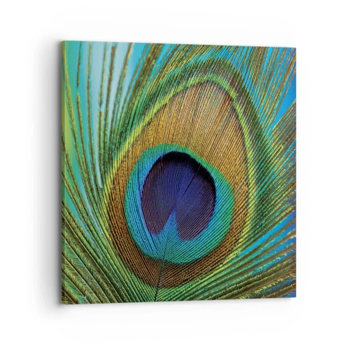 Schilderen op canvas - Oog in oog - 70x70 cm