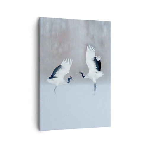 Schilderen op canvas - Dans in de mist - 50x70 cm