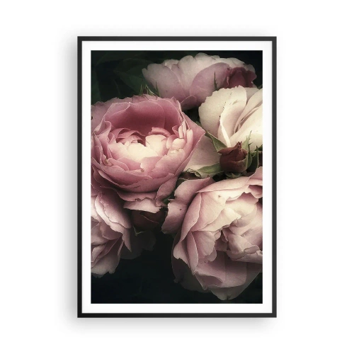Poster in een zwarte lijst - De charme van belle epoque - 70x100 cm