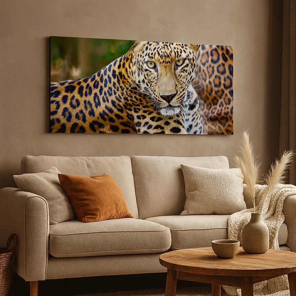 Schilderen op canvas - Wild en kalm - 30x30 cm