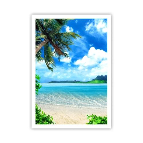Poster - Het azuur van de tropen - 70x100 cm
