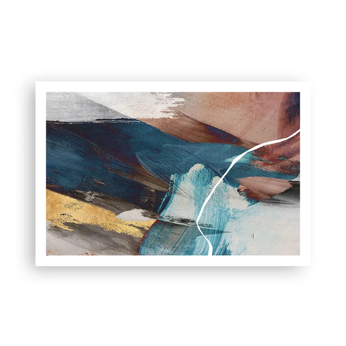 Poster - Met panache en energie - 91x61 cm