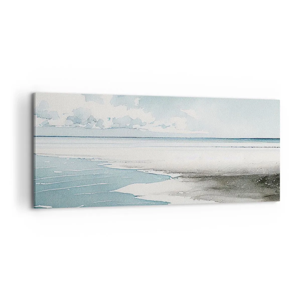 Schilderen op canvas - Zachte vloed - 120x50 cm