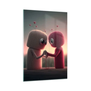 Schilderen op glas - Iedereen mag liefhebben - 70x100 cm