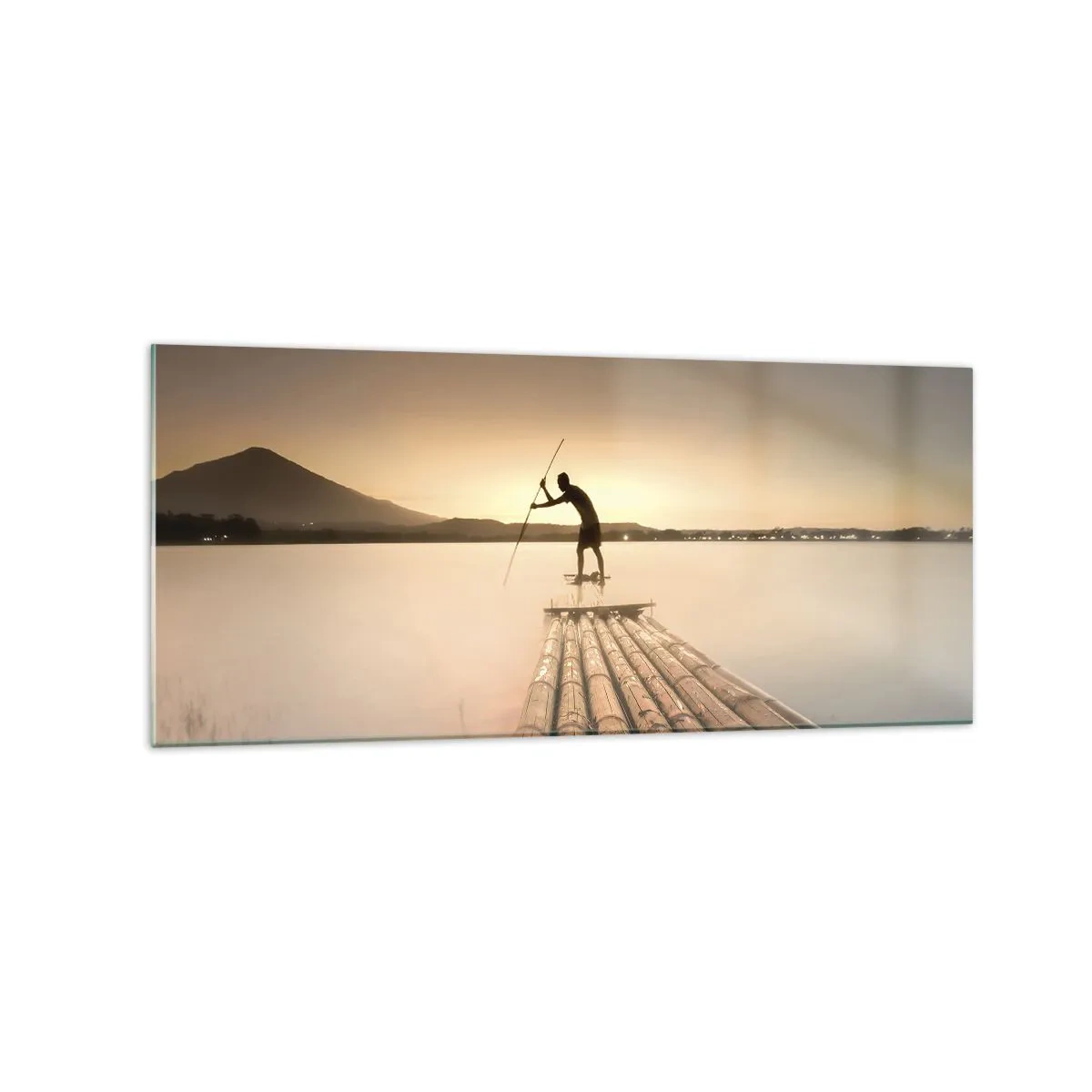 Schilderen op glas - Voor het slapen gaan - 120x50 cm