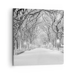 Schilderen op canvas - Vier seizoenen - winter - 50x50 cm