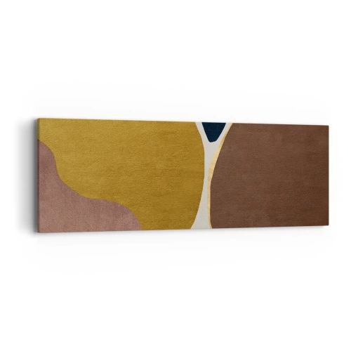 Schilderen op canvas - Abstractie – een plek in de ruimte - 90x30 cm