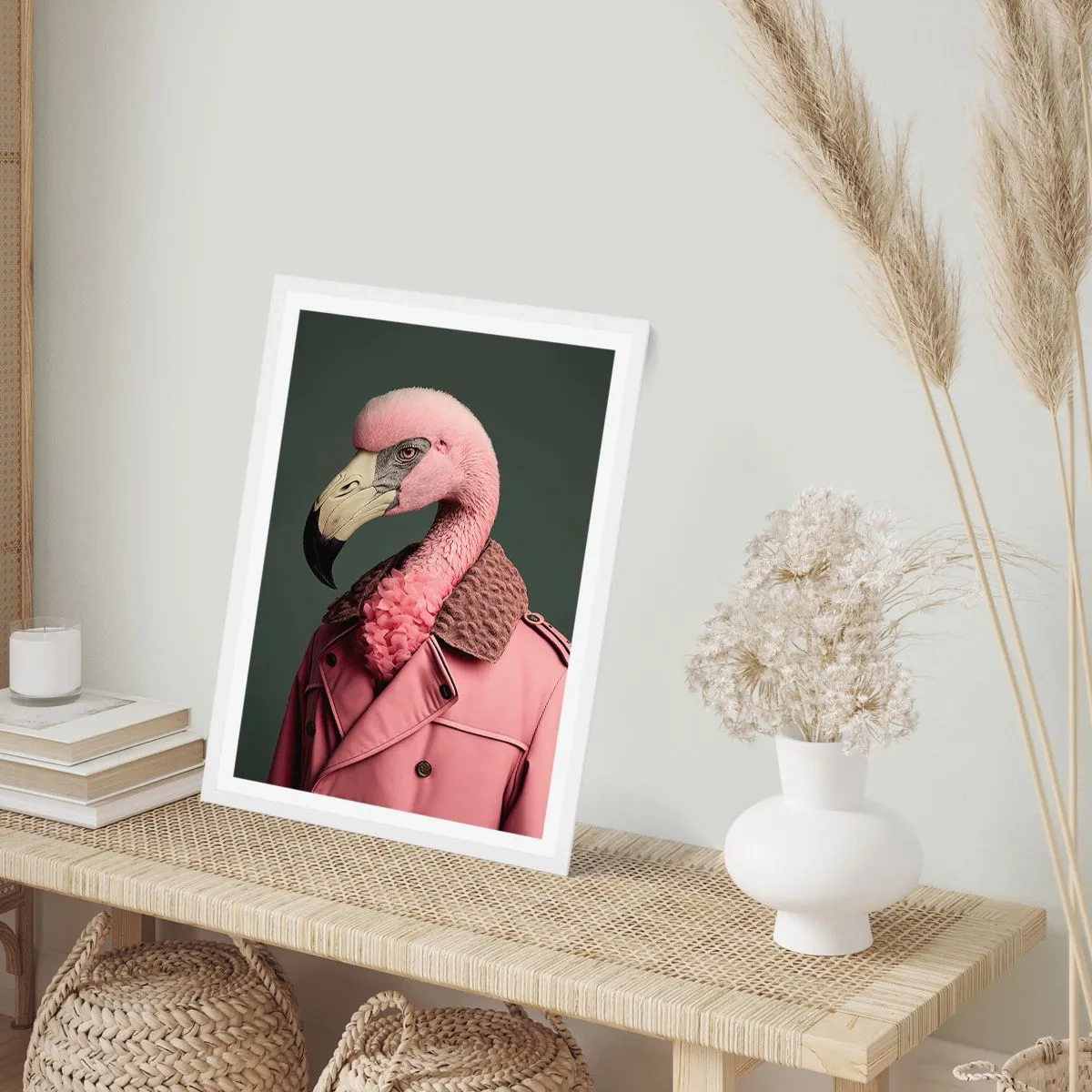 Poster in een witte lijst - Echte elegantie - 50x70 cm