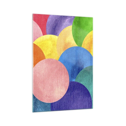 Schilderen op glas - De oorspronkelijke volheid van het leven - 70x100 cm