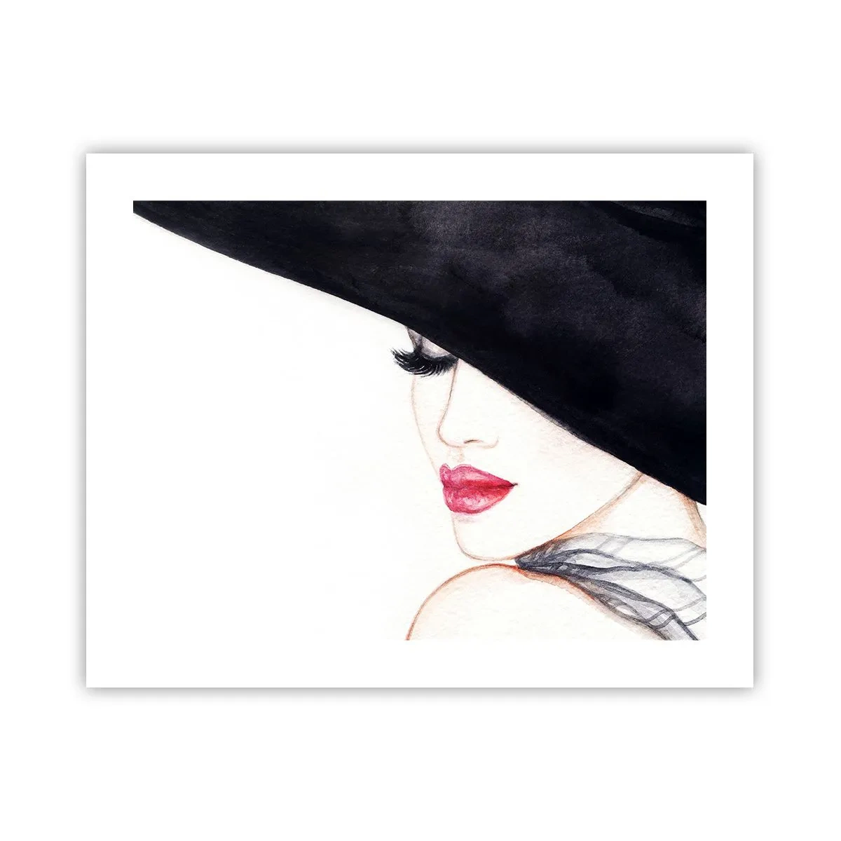 Poster - Elegantie en sensualiteit - 50x40 cm