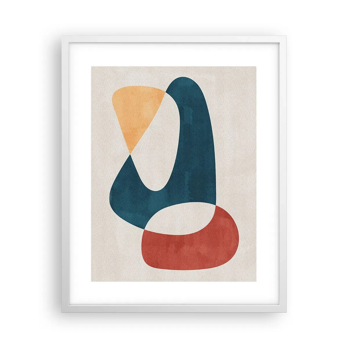 Poster in een witte lijst - Invloeden en metamorfoses - 40x50 cm